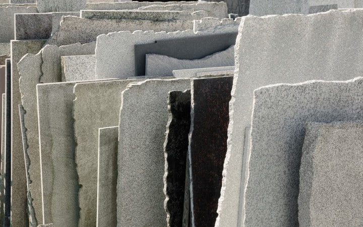 Différents types de granit