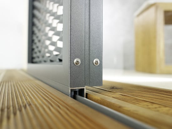 Rail de volet coulissant