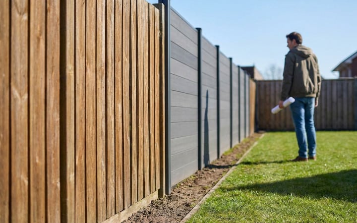 Double clôture entre voisins